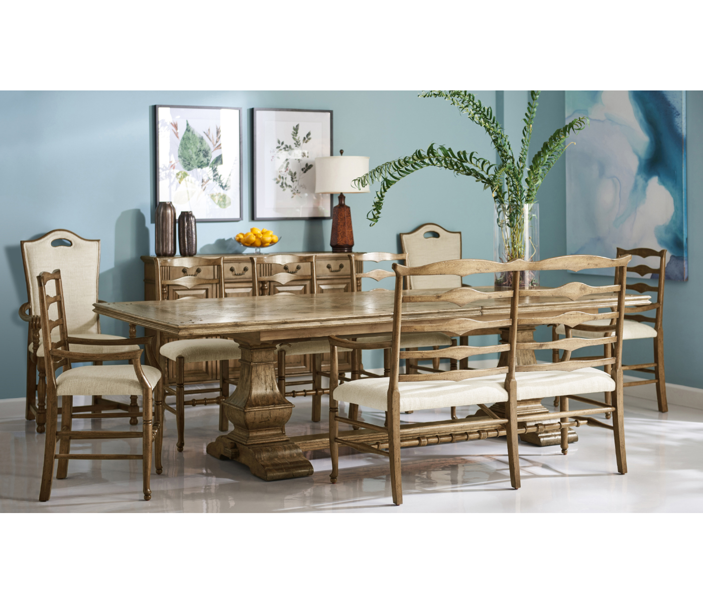 Casual Triangular Ladderback Arm Chair