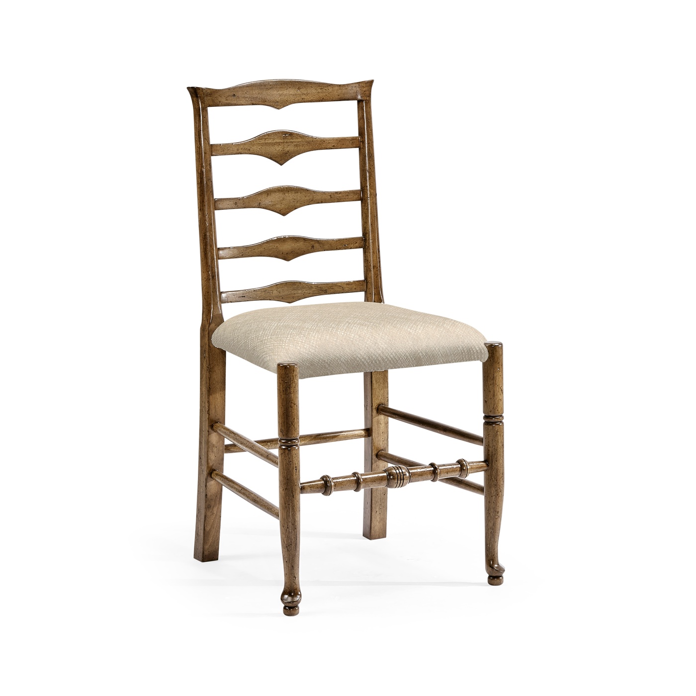 Casual Triangular Ladderback Side Chair