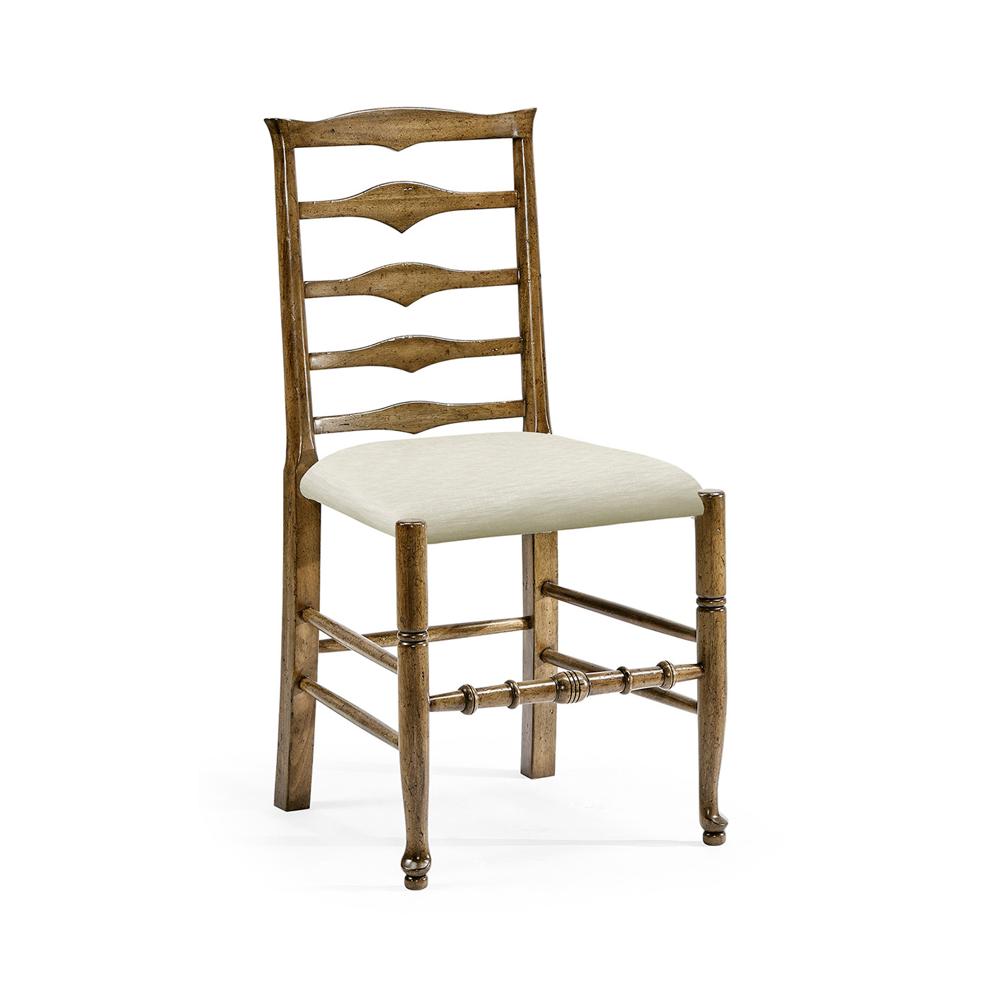 Casual Triangular Ladderback Side Chair
