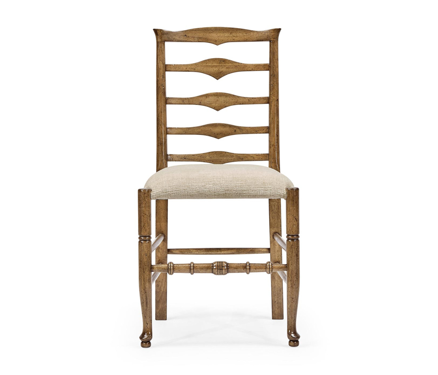 Casual Triangular Ladderback Side Chair
