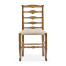 Casual Triangular Ladderback Side Chair
