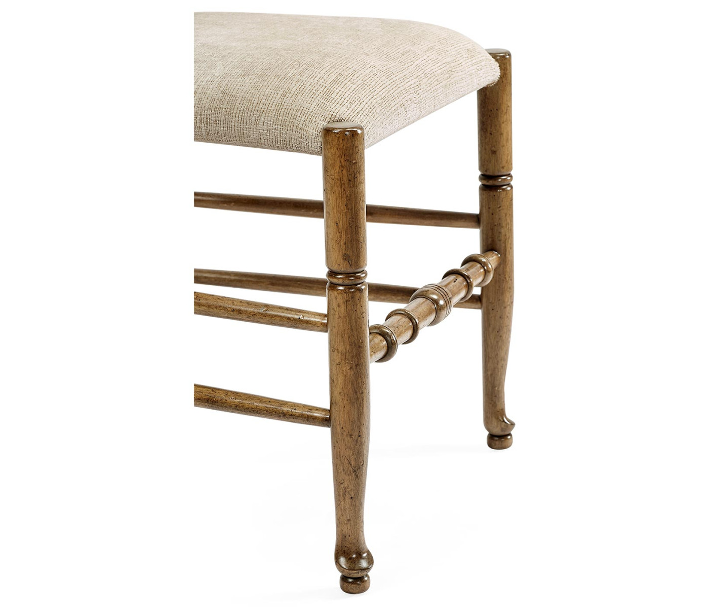 Casual Triangular Ladderback Side Chair