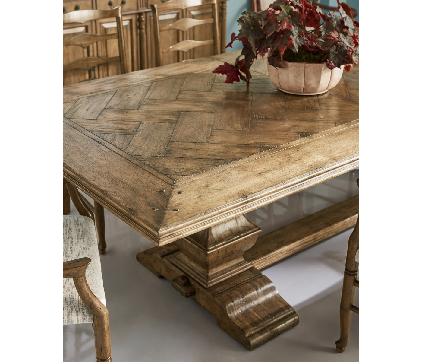 Casual Triangular Ladderback Side Chair