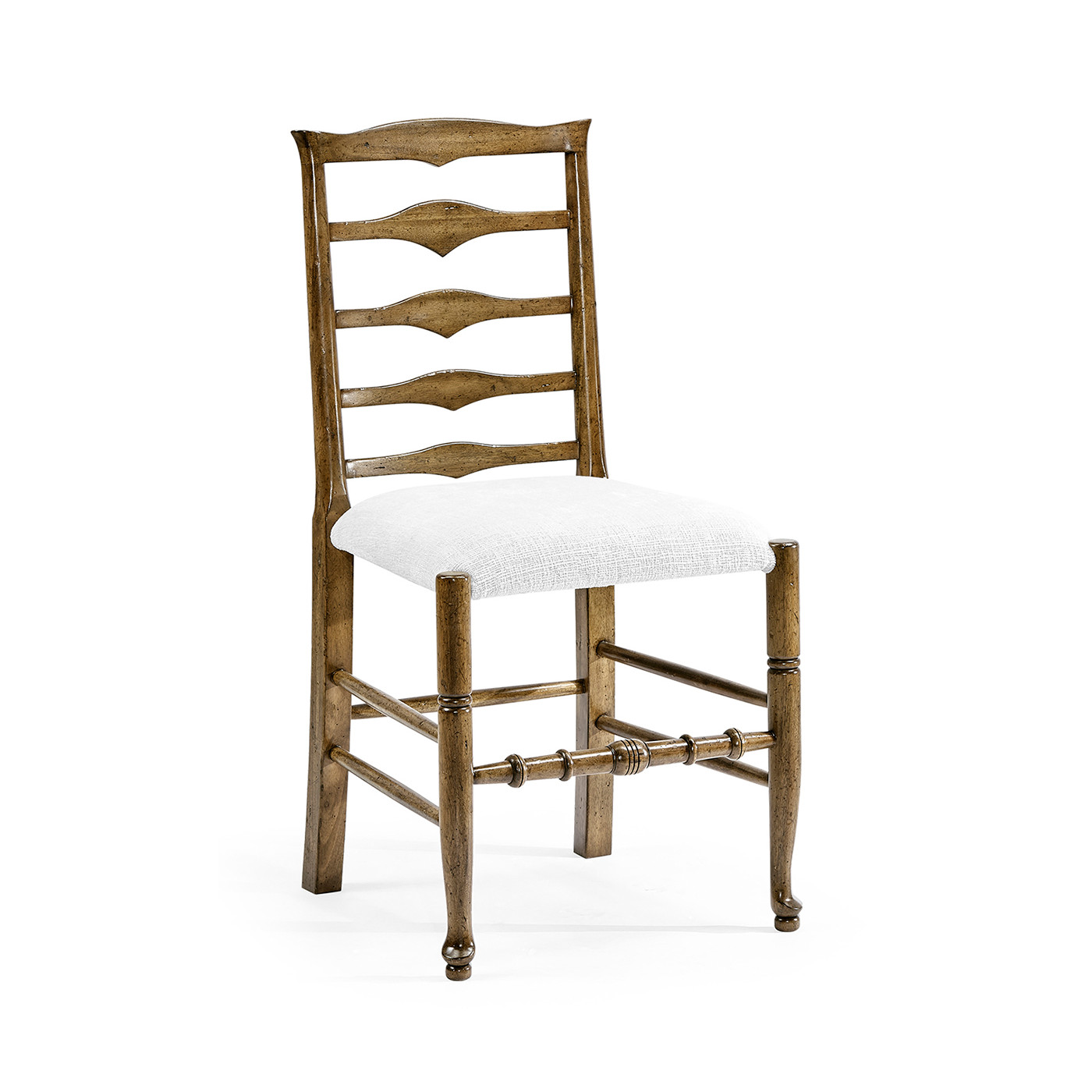 Casual Triangular Ladderback Side Chair