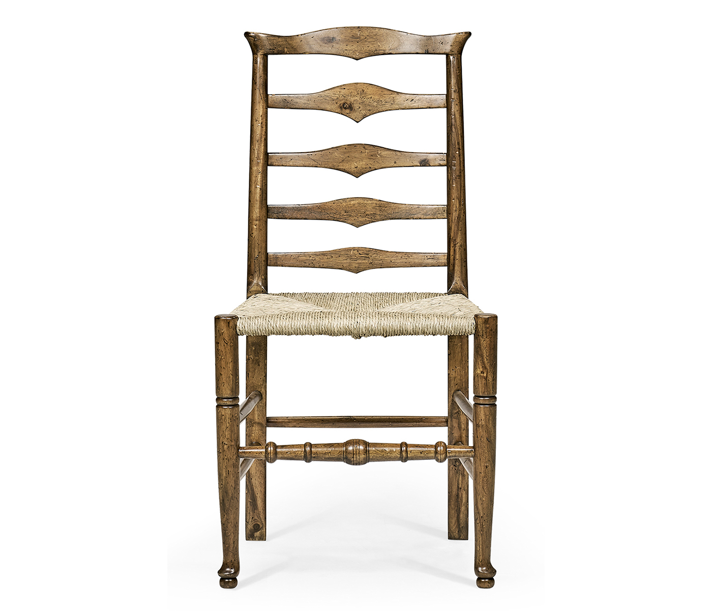 Casual Triangular Ladderback Side Chair