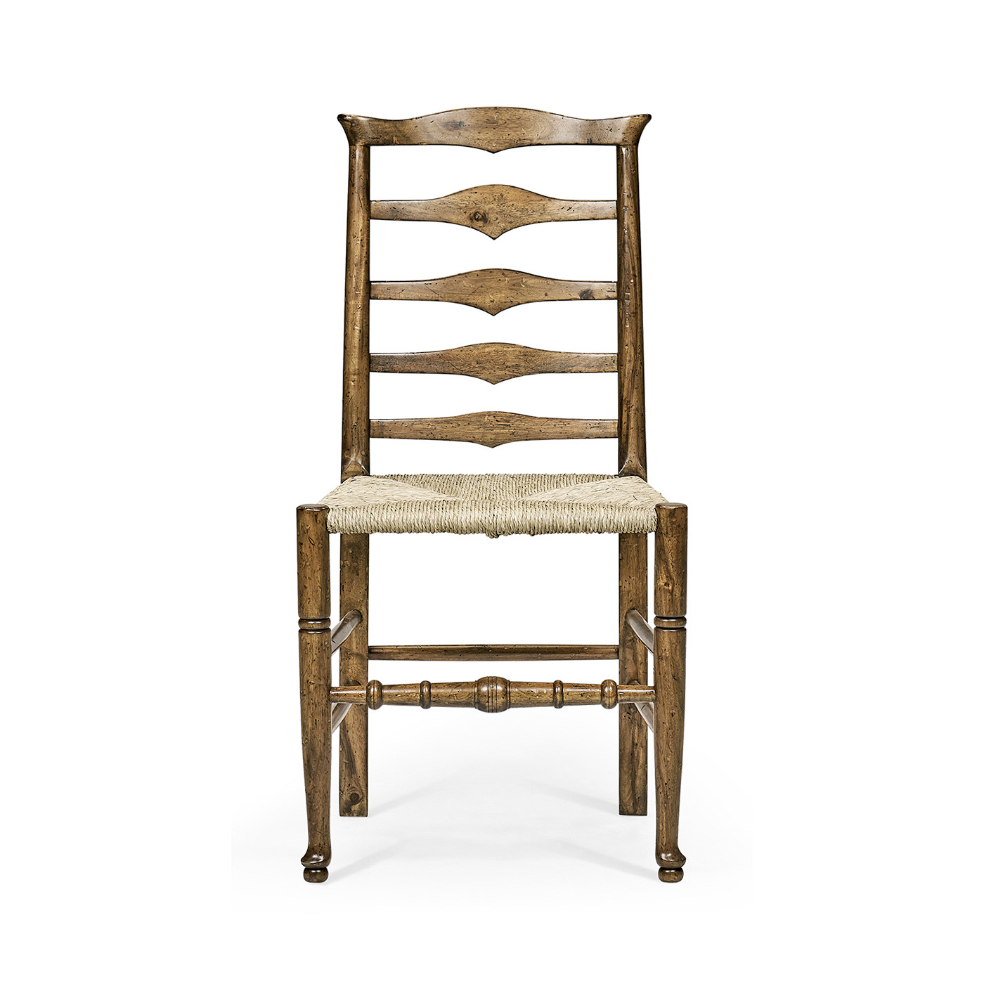 Casual Triangular Ladderback Side Chair