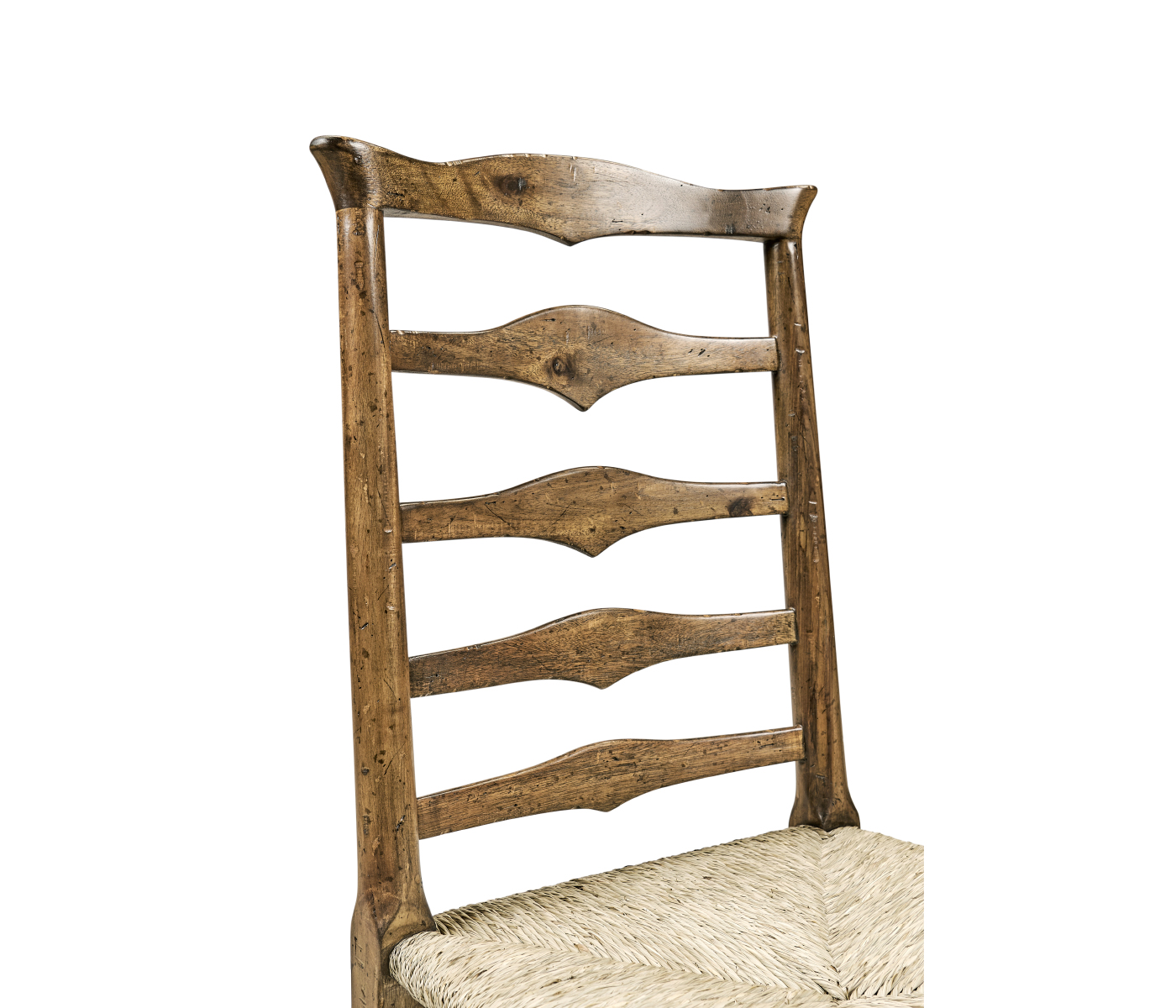 Casual Triangular Ladderback Side Chair