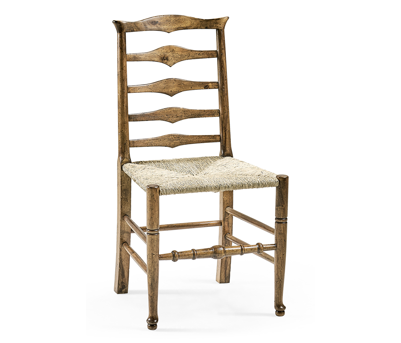 Casual Triangular Ladderback Side Chair