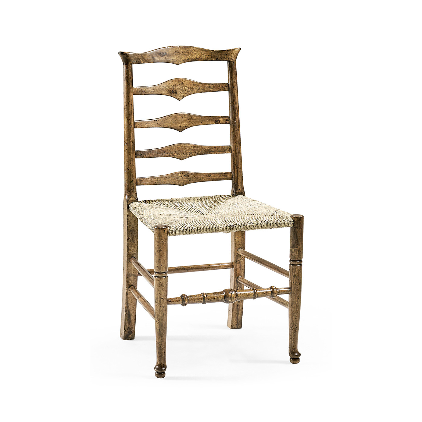 Casual Triangular Ladderback Side Chair