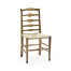 Casual Triangular Ladderback Side Chair