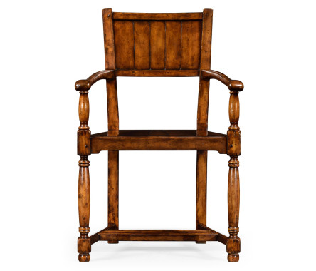 Planked walnut chair (Arm)