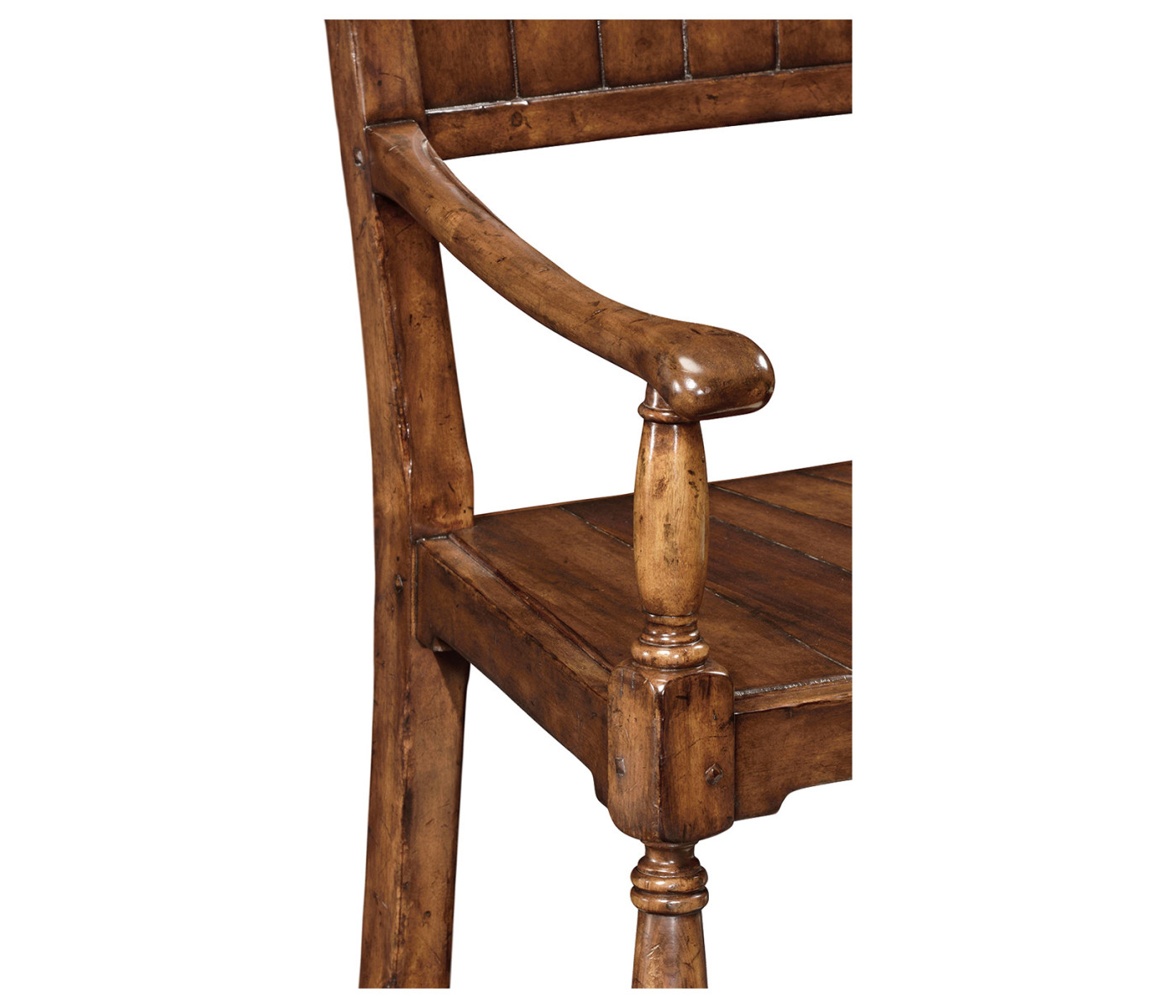 Planked walnut chair (Arm)