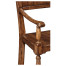 Planked walnut chair (Arm)