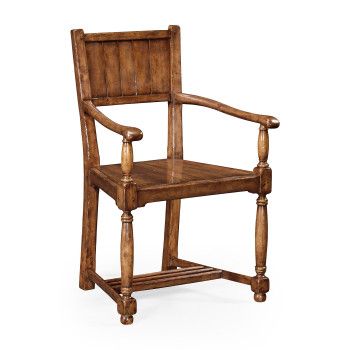 Planked walnut chair (Arm)