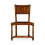 Planked walnut chair (Side)