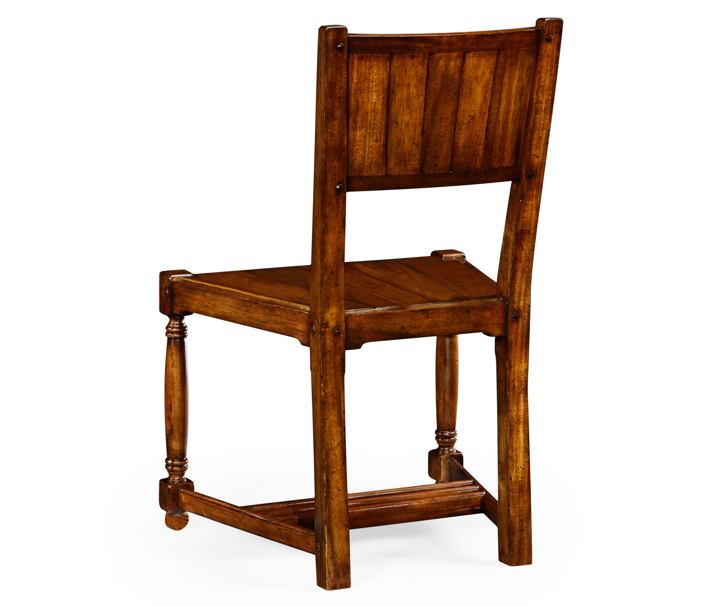 Planked walnut chair (Side)