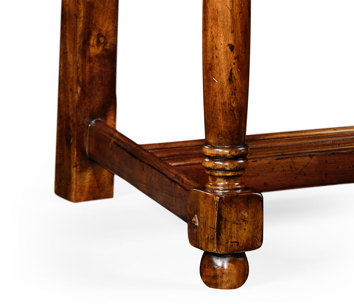 Planked walnut chair (Side)