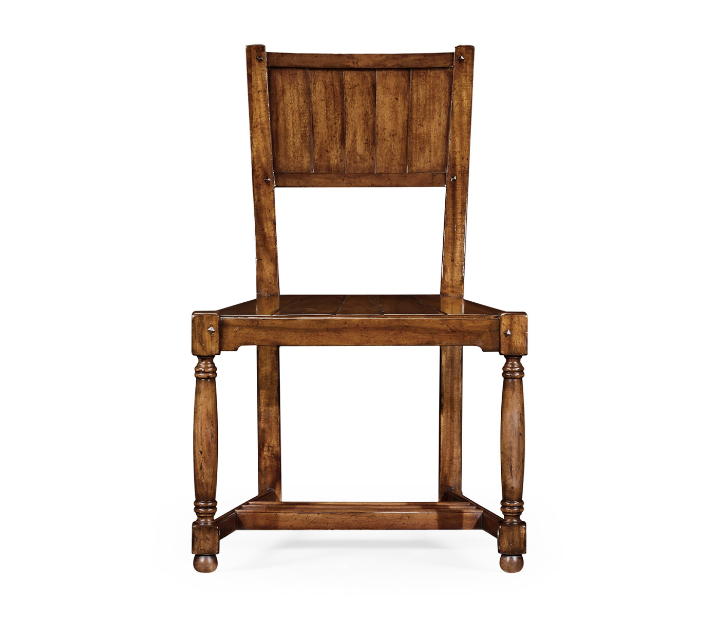 Planked walnut chair (Side)