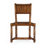 Planked walnut chair (Side)
