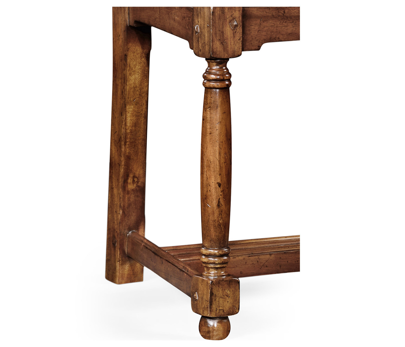 Planked walnut chair (Side)