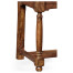 Planked walnut chair (Side)