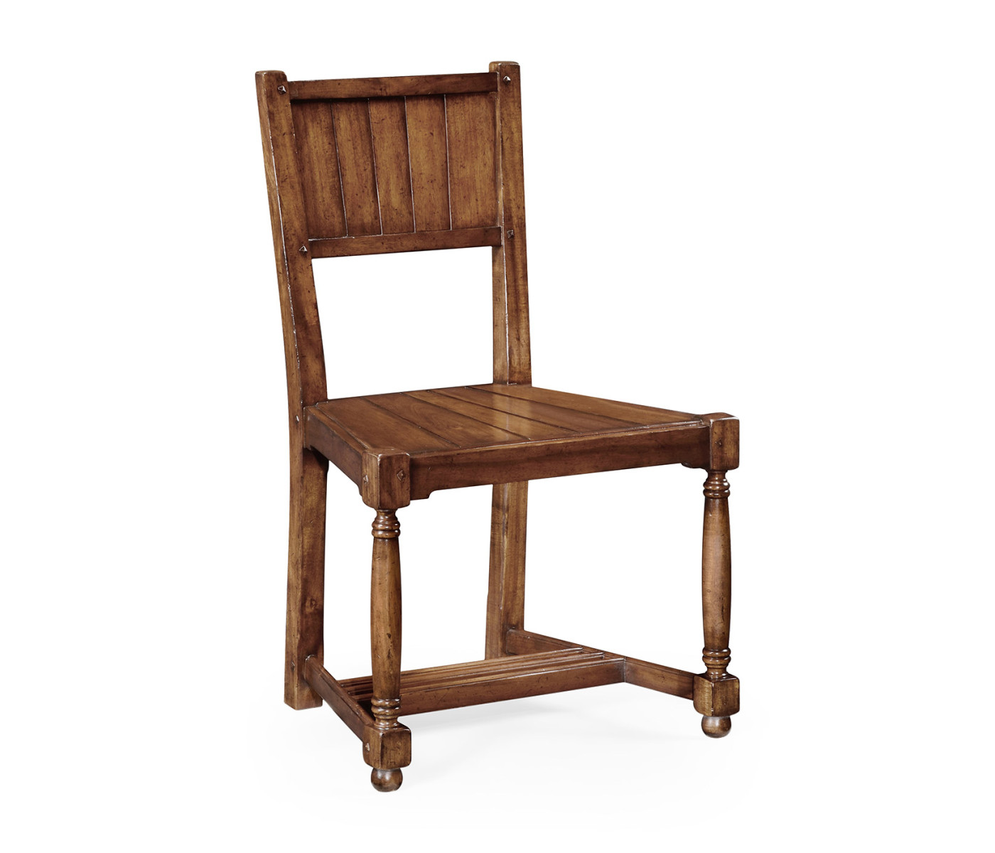 Planked walnut chair (Side)