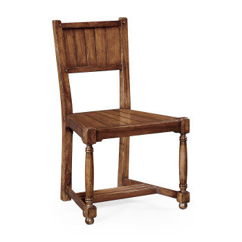 Planked walnut chair (Side)