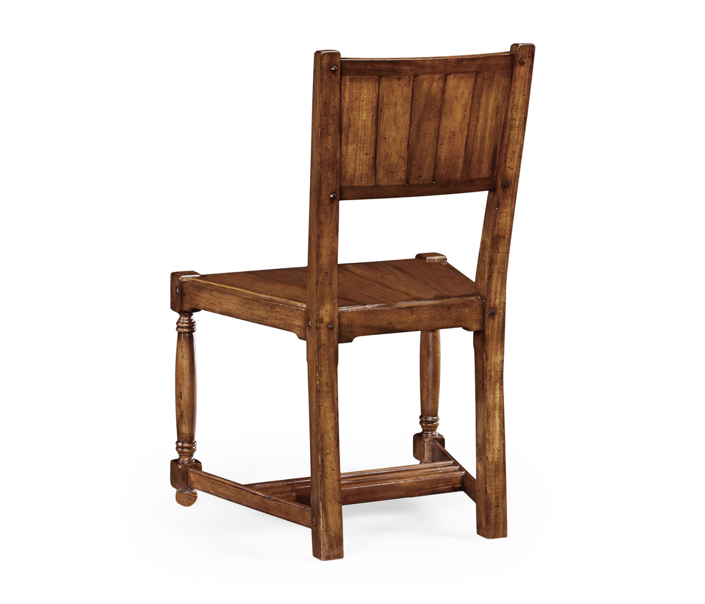 Planked walnut chair (Side)