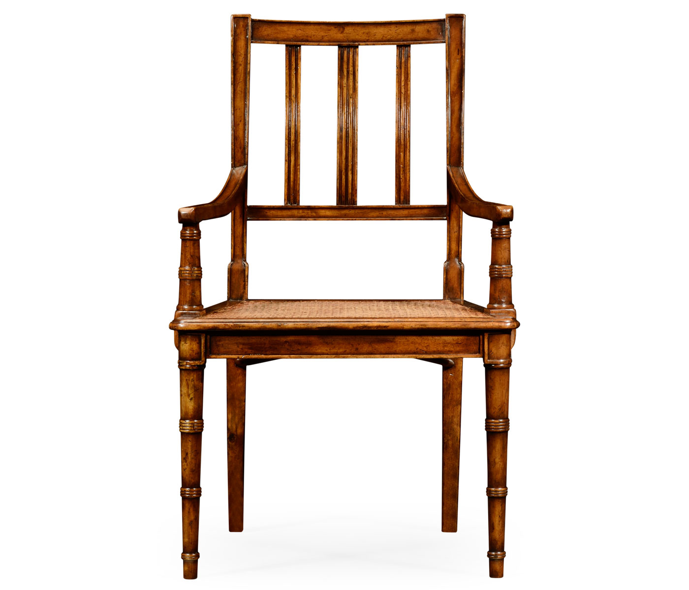 Late regency style caned chair (Arm)