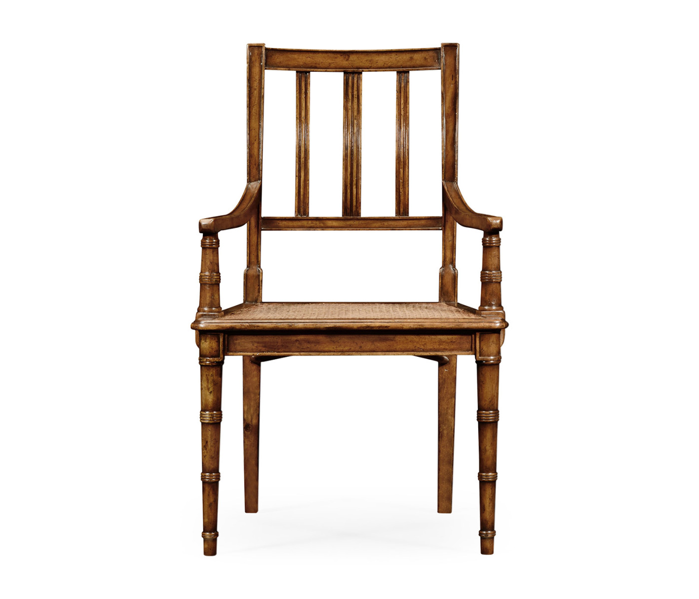 Late regency style caned chair (Arm)