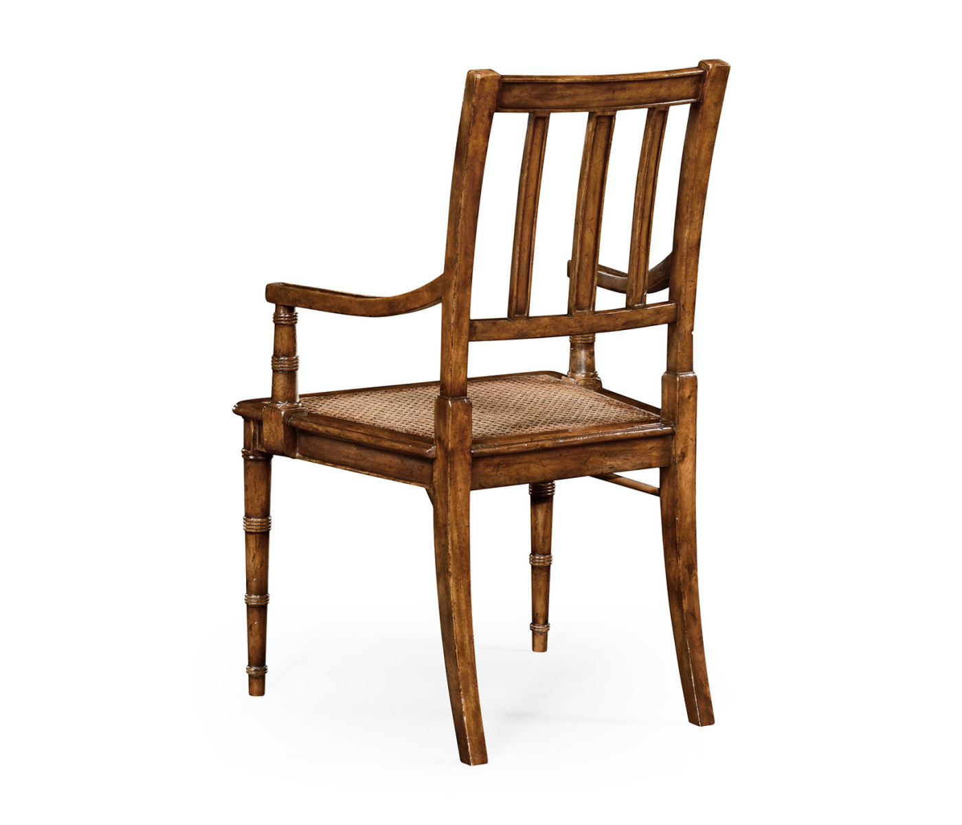 Late regency style caned chair (Arm)