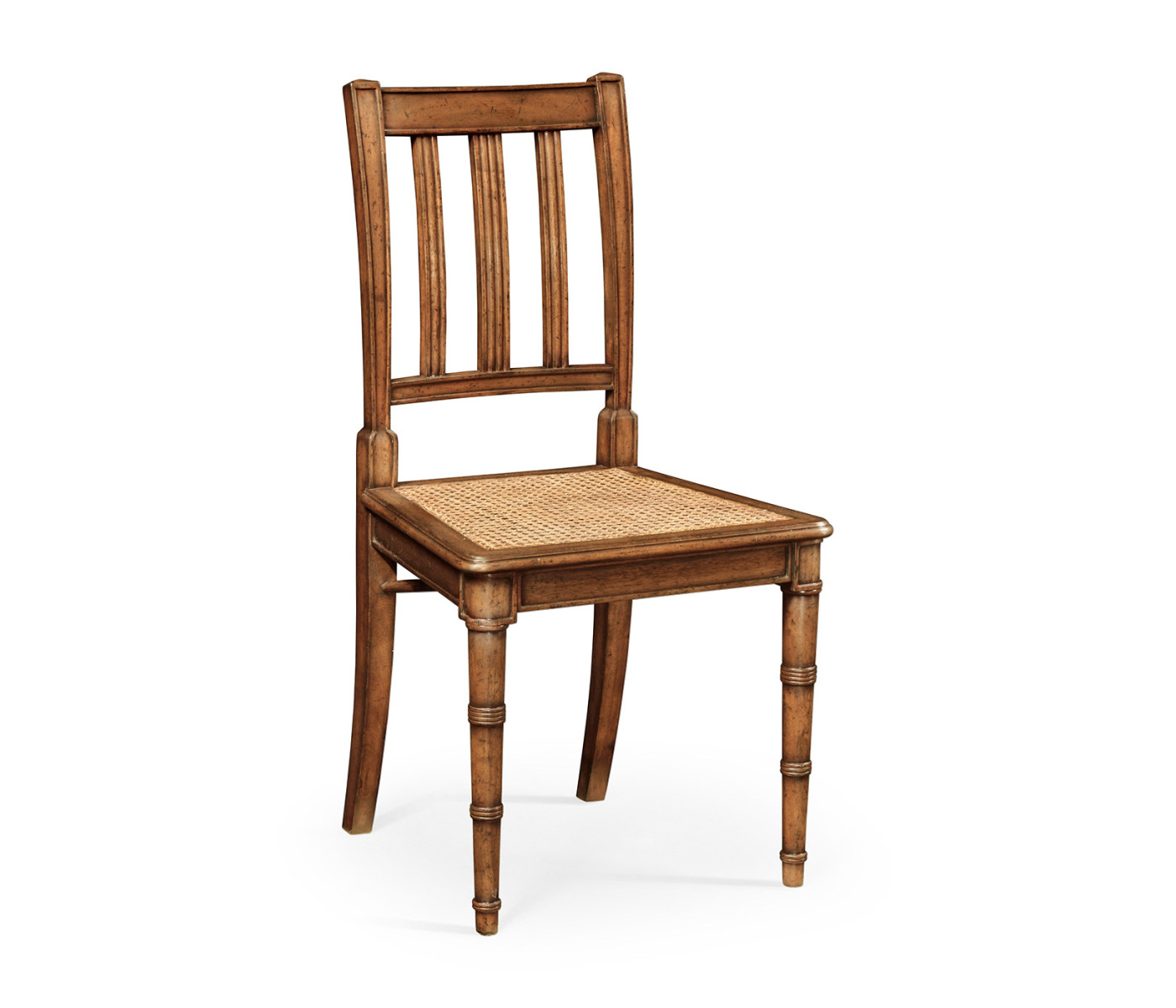 Late regency style caned chair (Side)