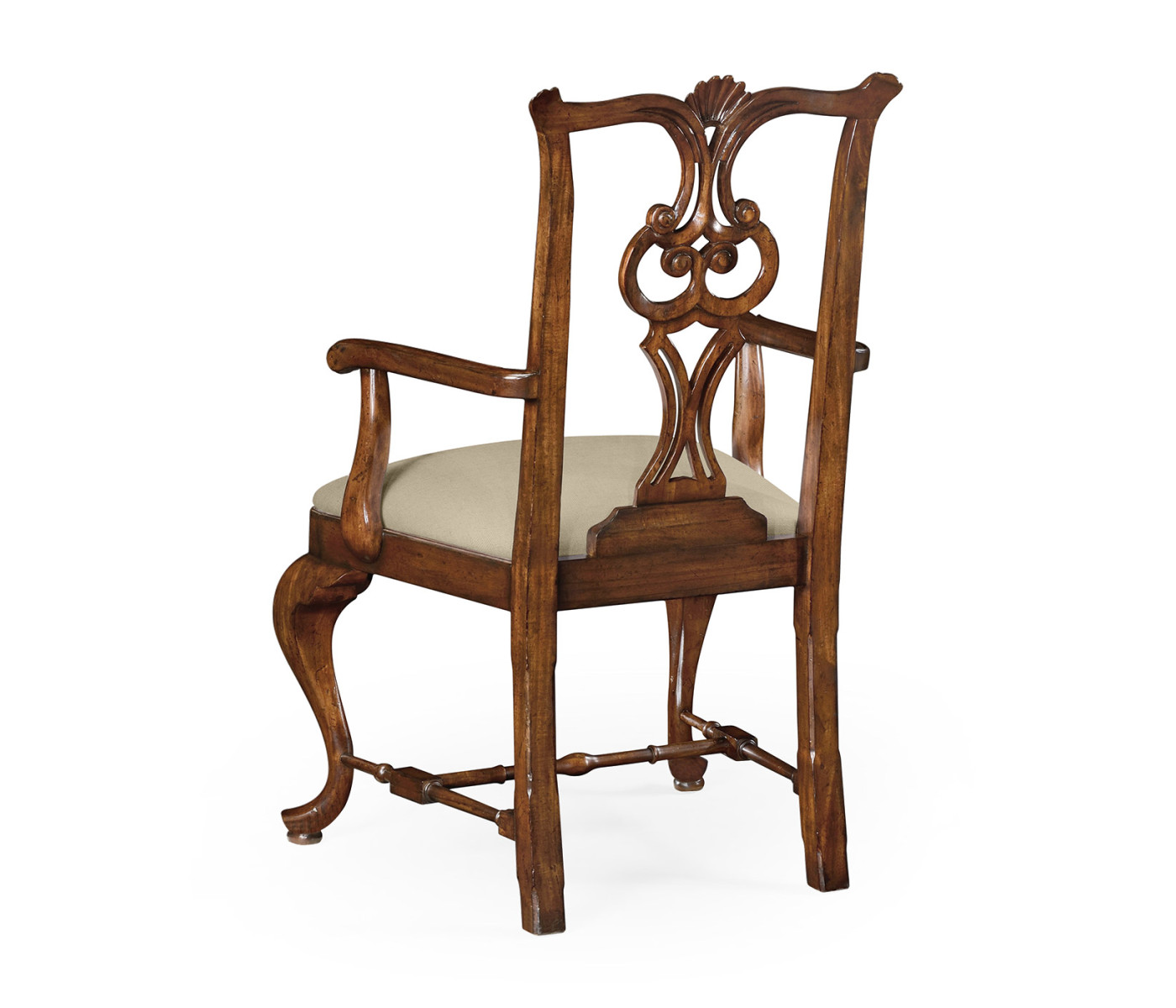 Pierced Back Arm Chair