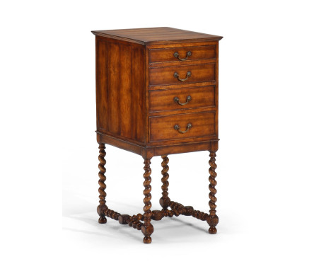 Parquet chest on stand (lined)