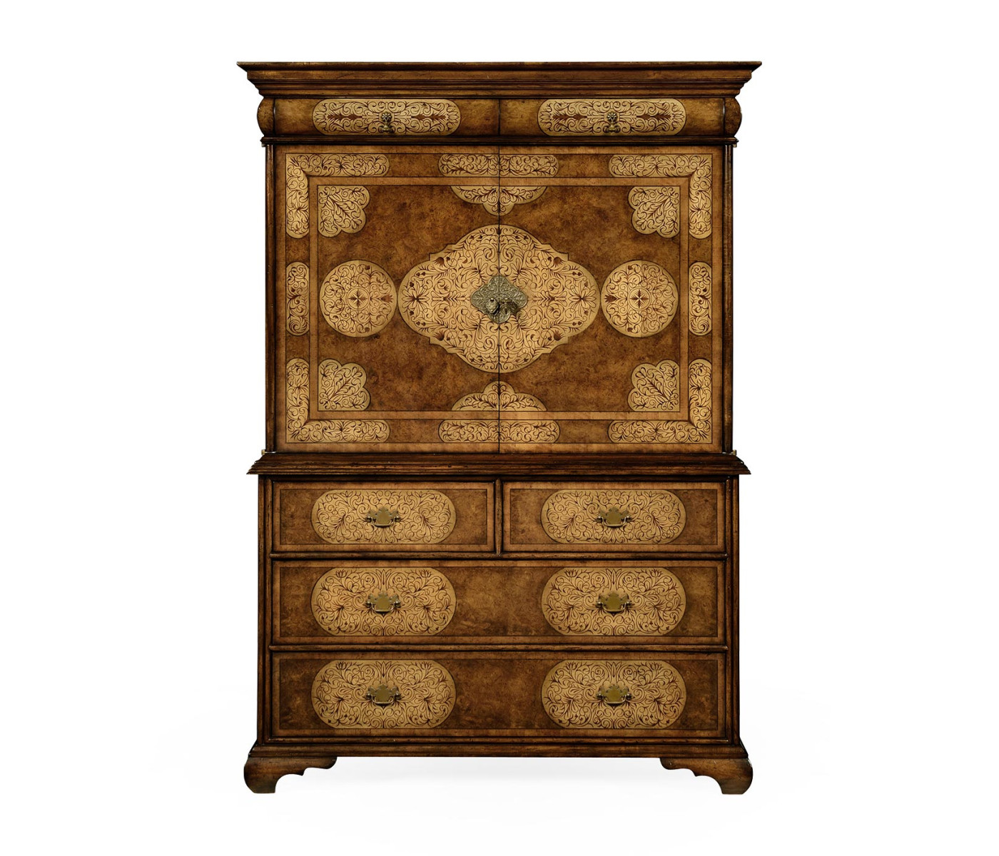 Walnut & Seaweed TV Cabinet