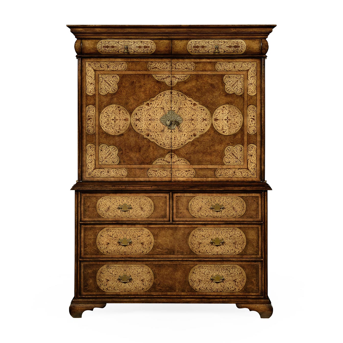 Walnut & Seaweed TV Cabinet