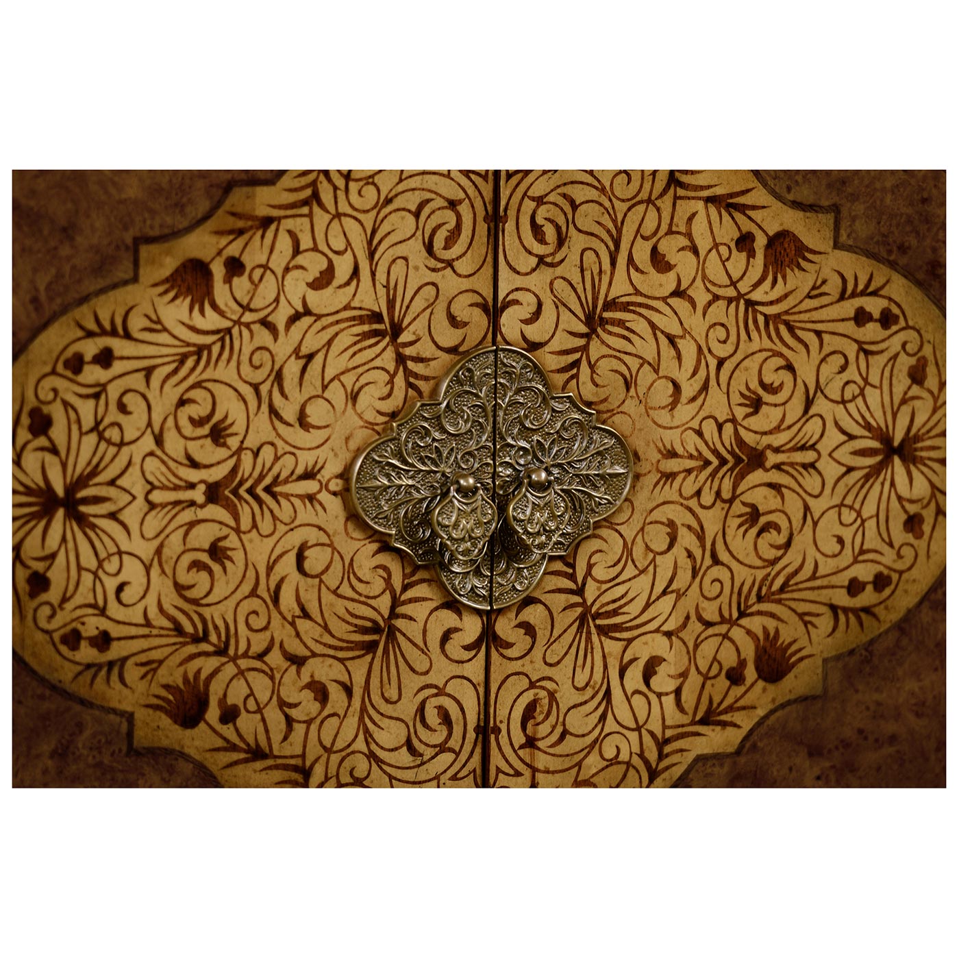 Walnut & Seaweed TV Cabinet