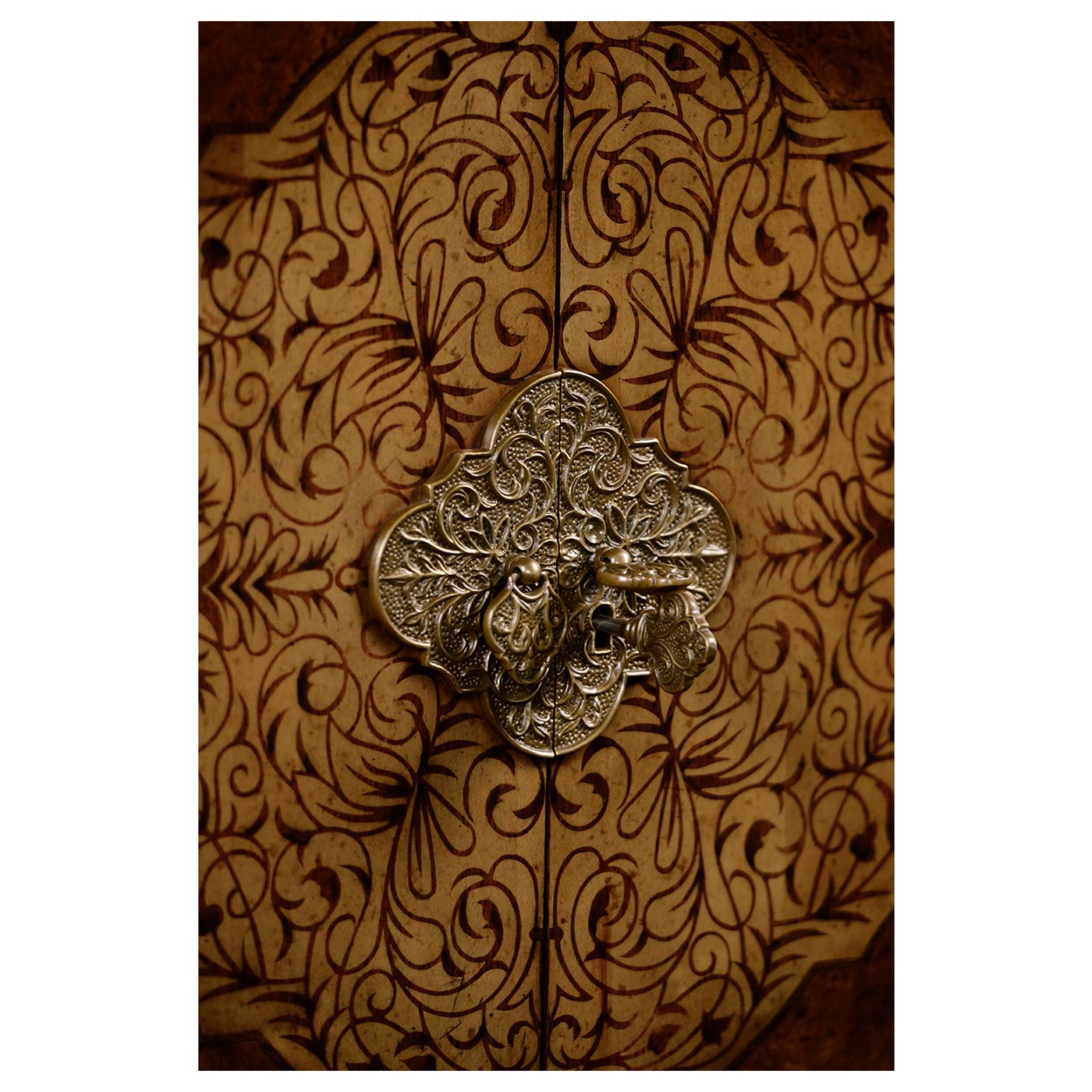 Walnut & Seaweed TV Cabinet