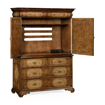 Walnut & Seaweed TV Cabinet