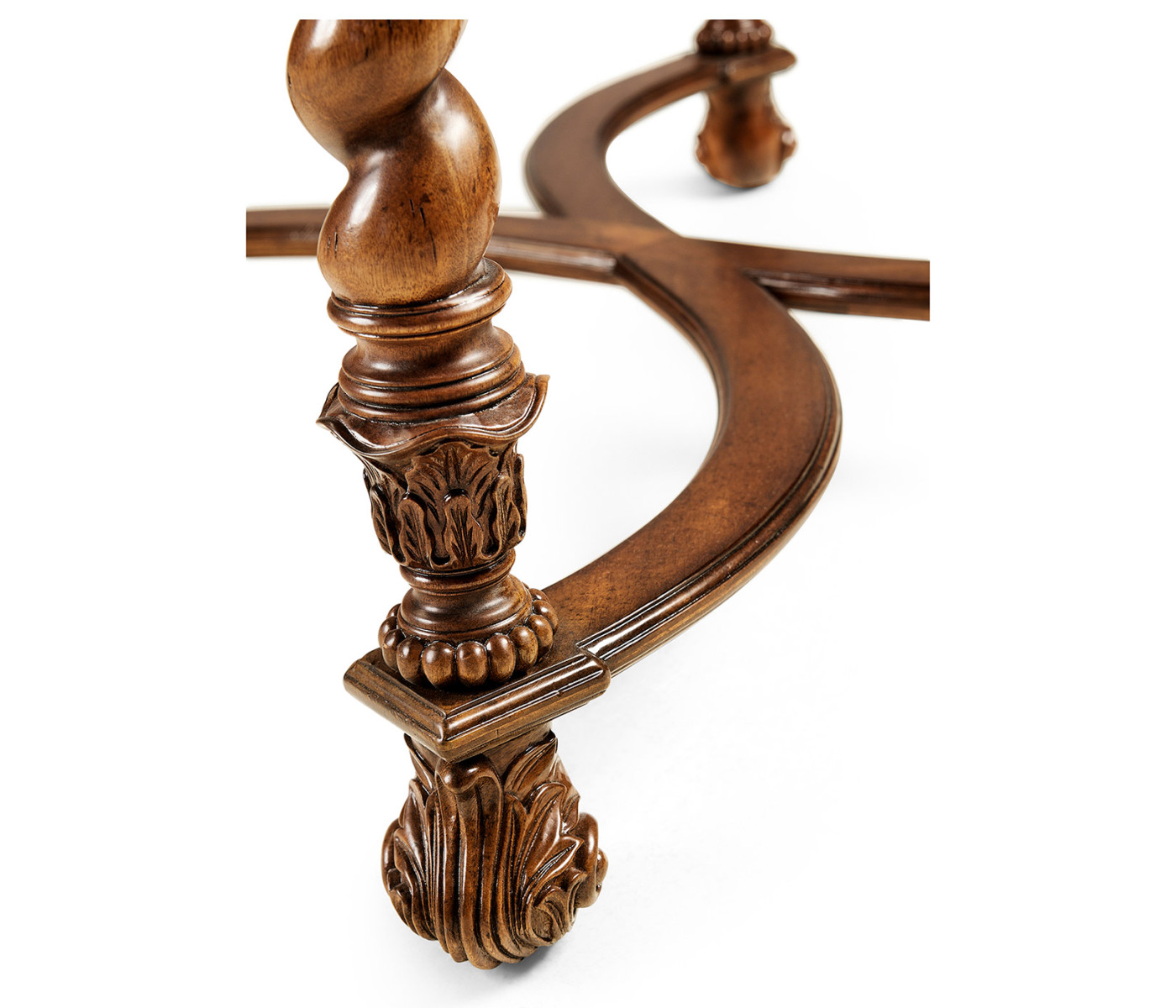 Oyster side table with slide
