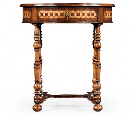 Rope twist round side table