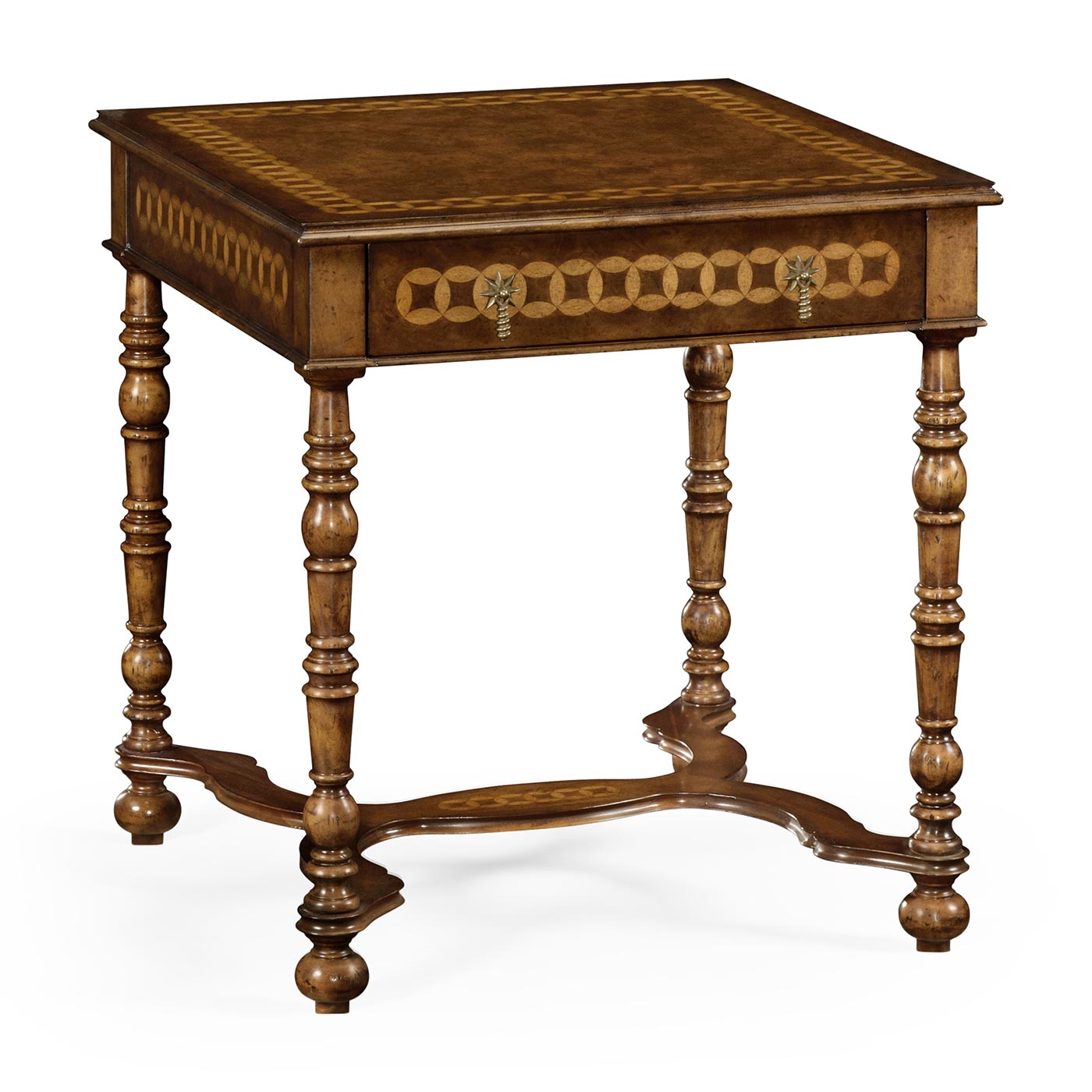 Rope twist square side table (large)