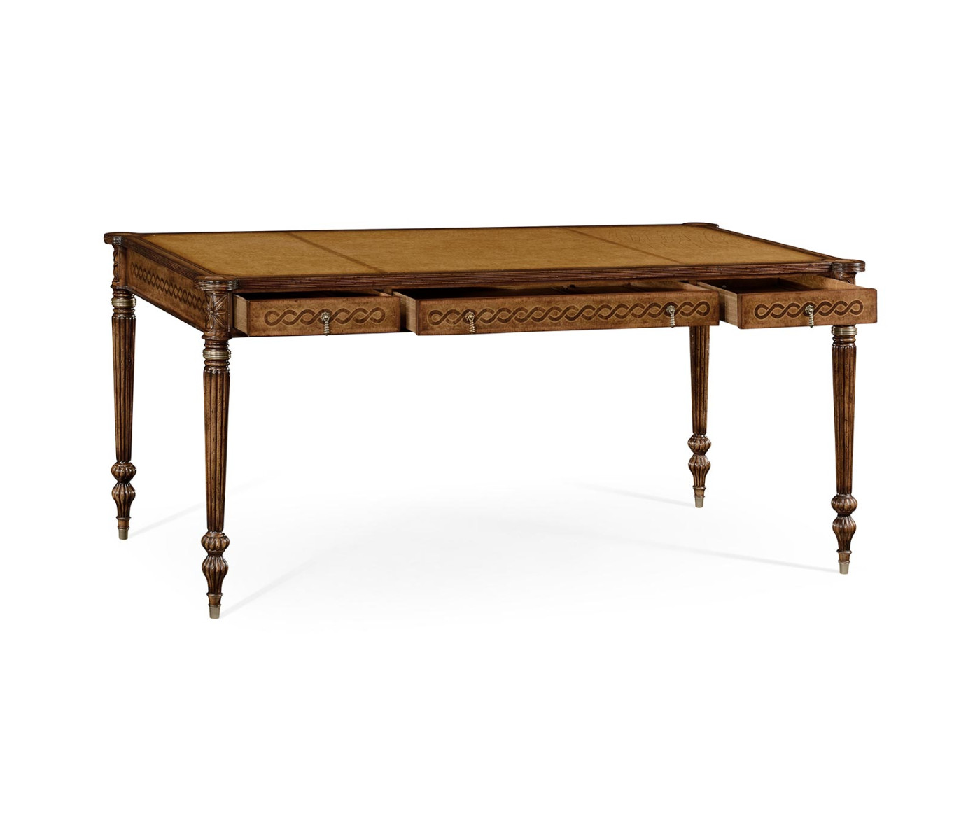 Rope twist writing table