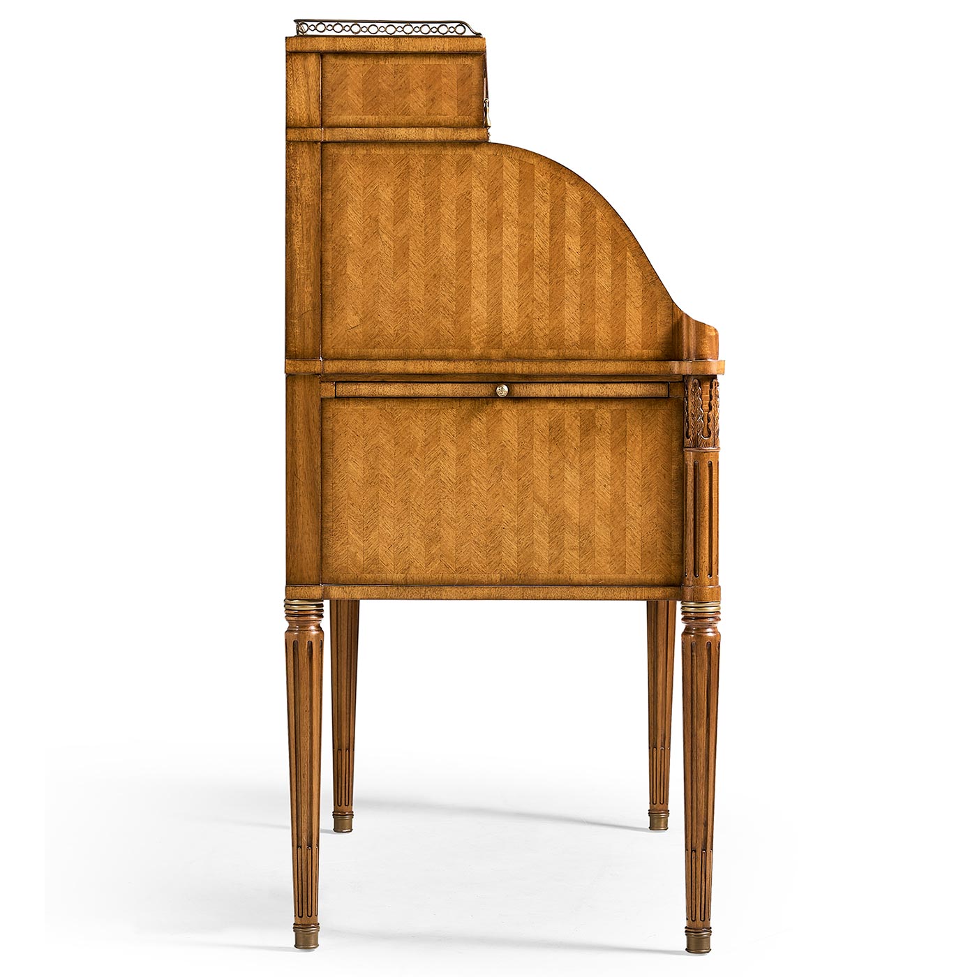 Satinwood Roll Top Desk