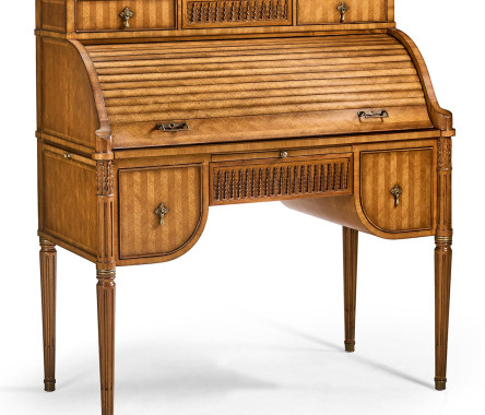 Satinwood Roll Top Desk