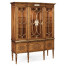 Satinwood Display Cabinet