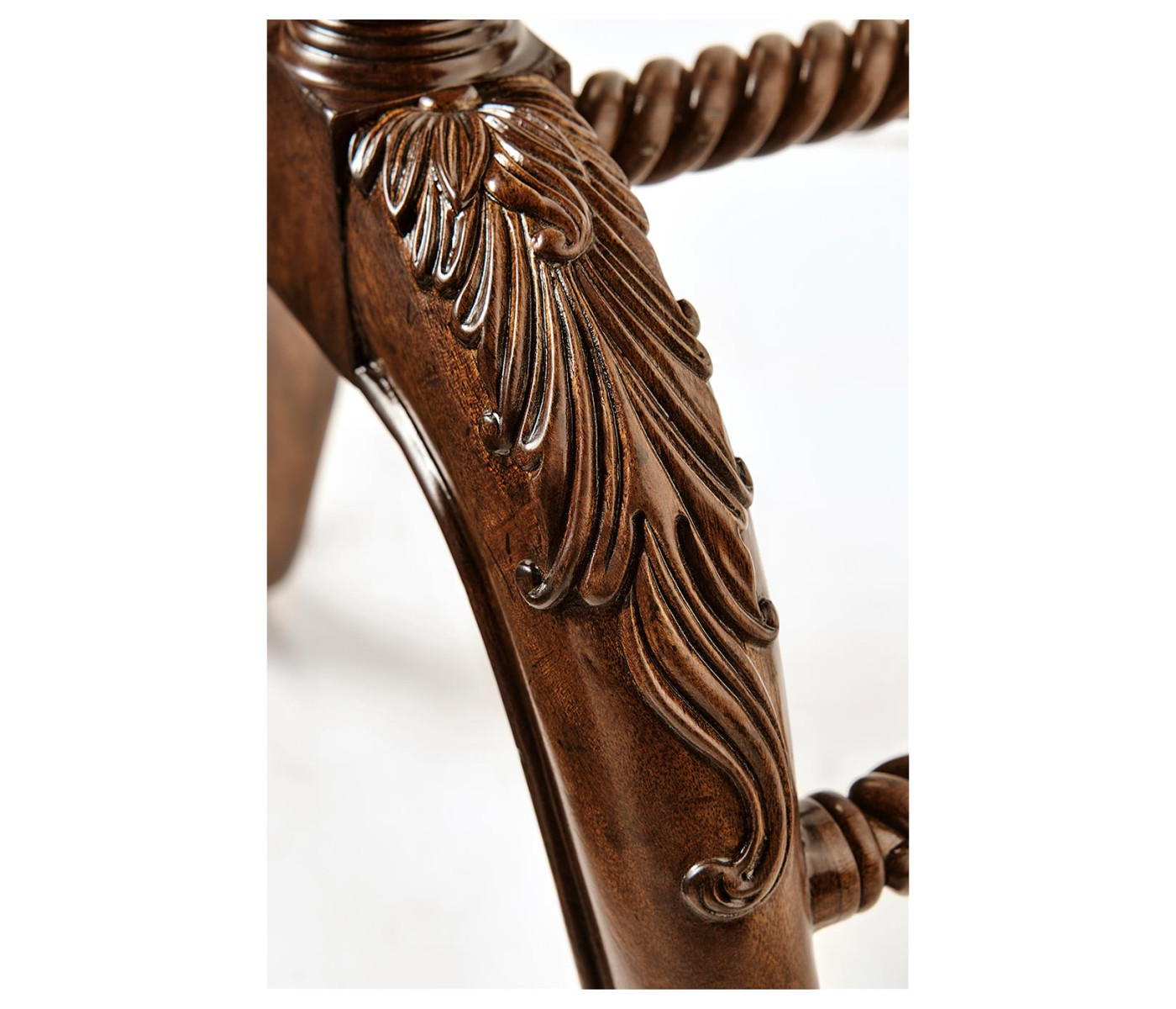 Mahogany Valet Stand with Stud Box