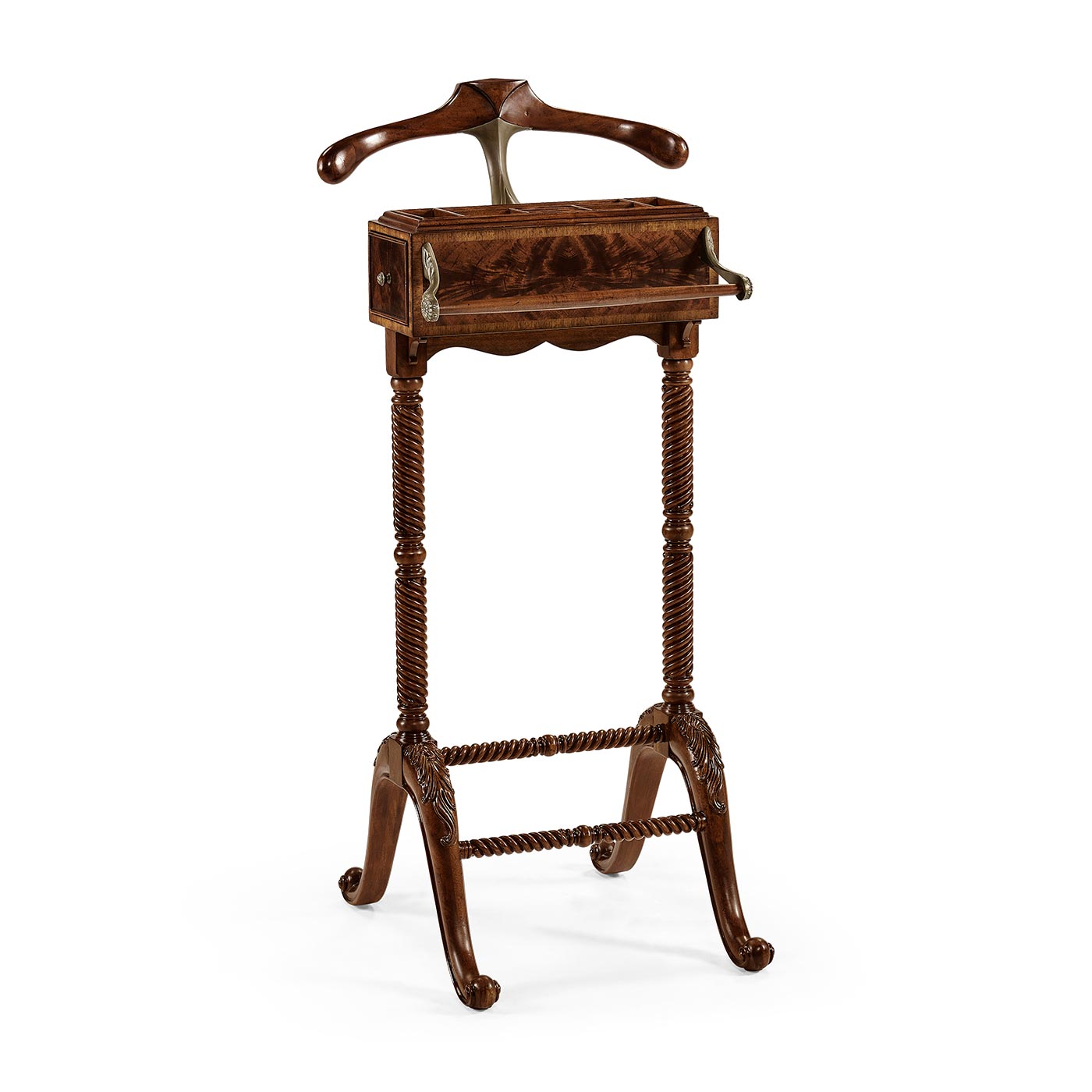 Mahogany Valet Stand with Stud Box