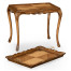 Carved Satinwood Tray Table