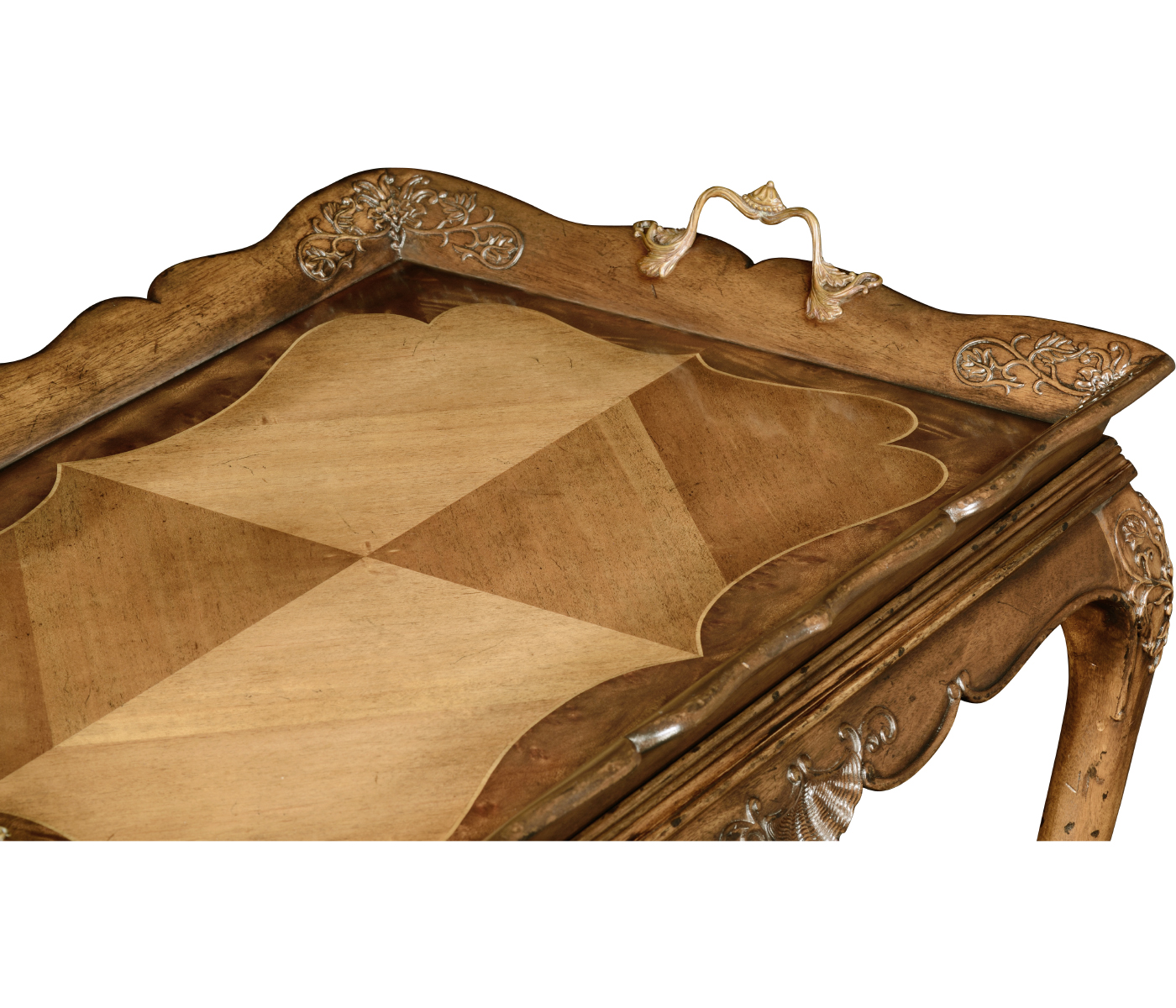 Carved Satinwood Tray Table